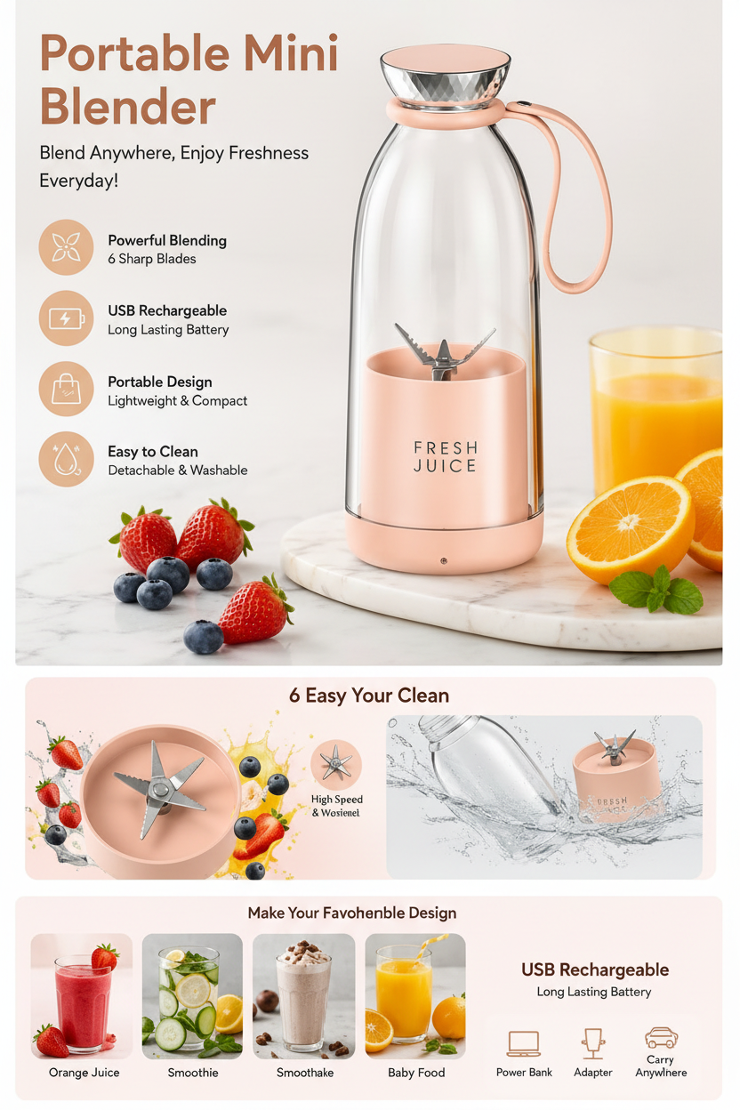 VitaPulse Mini Blender
